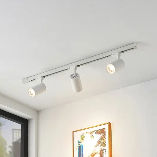 foco riel blanco aplicado