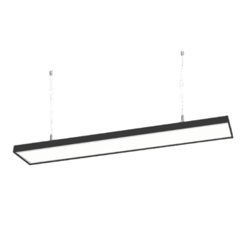 Lámpara Lineal LED Negra Colgante 60W 120X10