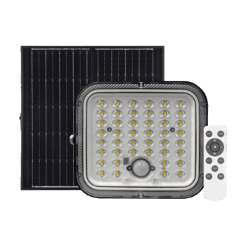 Proyector Solar LED 50W con Panel Monocristalino + Sensor Movhermano 33