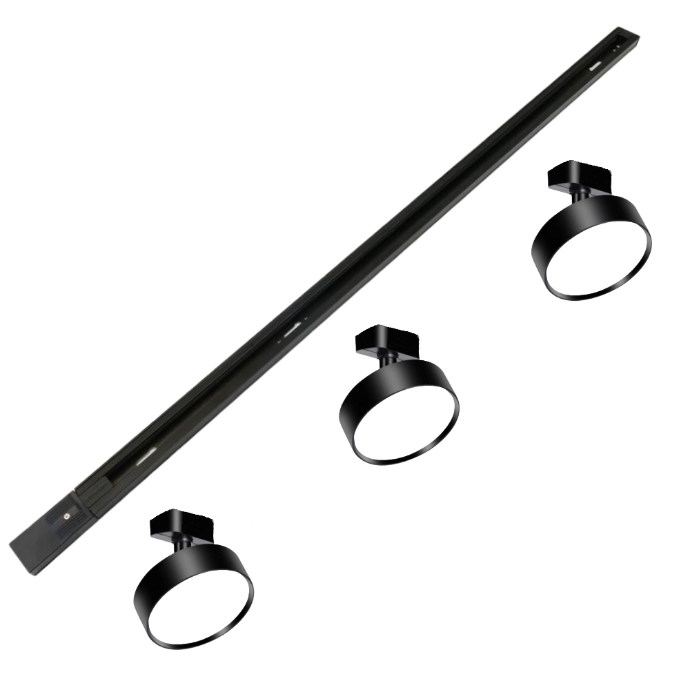 LAMPARA RIEL 1MT PANEL LED 18W