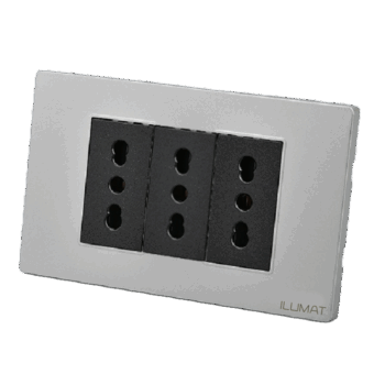 Interruptor Simple 9/12 Placa Metalica Certificado SEC