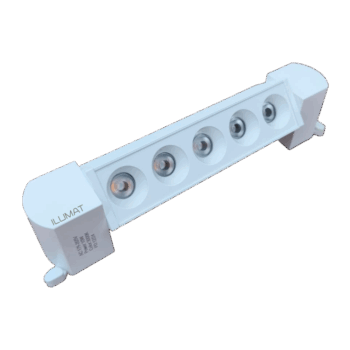 Lámpara Riel 1MT con 3 Focos Riel Lineal 10W 3000K 24°