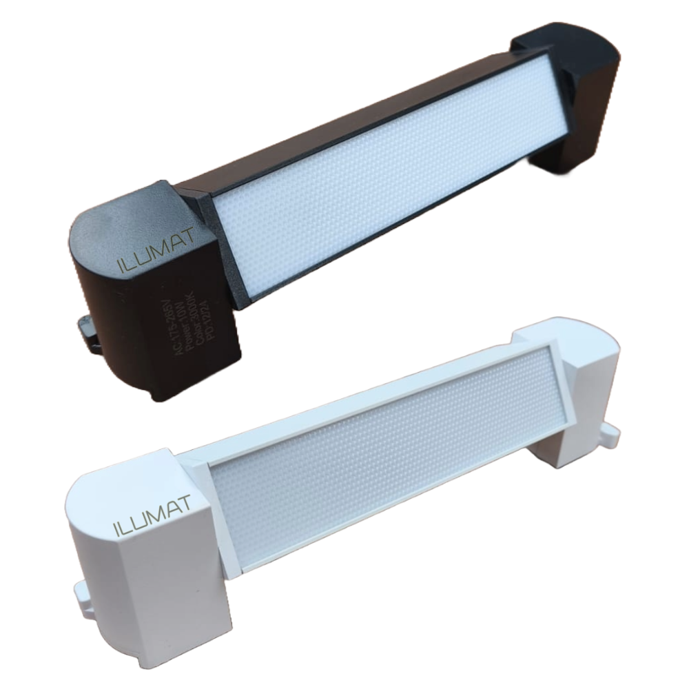 FOCO RIEL LINEAL 10W 3000K 60 Lámpara Riel 1MT con 3 Focos Riel Lineal 10W 3000K 24°