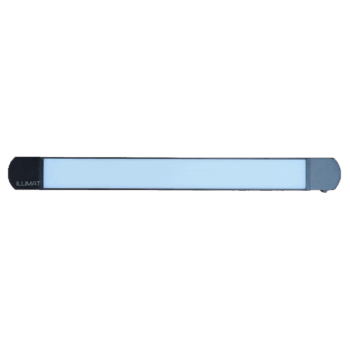 Lámpara Riel 1MT con 3 Focos Riel Lineal 10W 3000K 24°