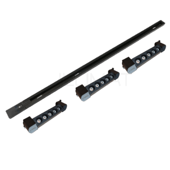 Lámpara Riel 1MT con 3 Focos Riel Lineal 10W 3000K 60°