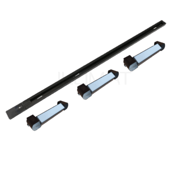 Lámpara Riel 1MT con 3 Focos Riel Lineal 10W 3000K 60°
