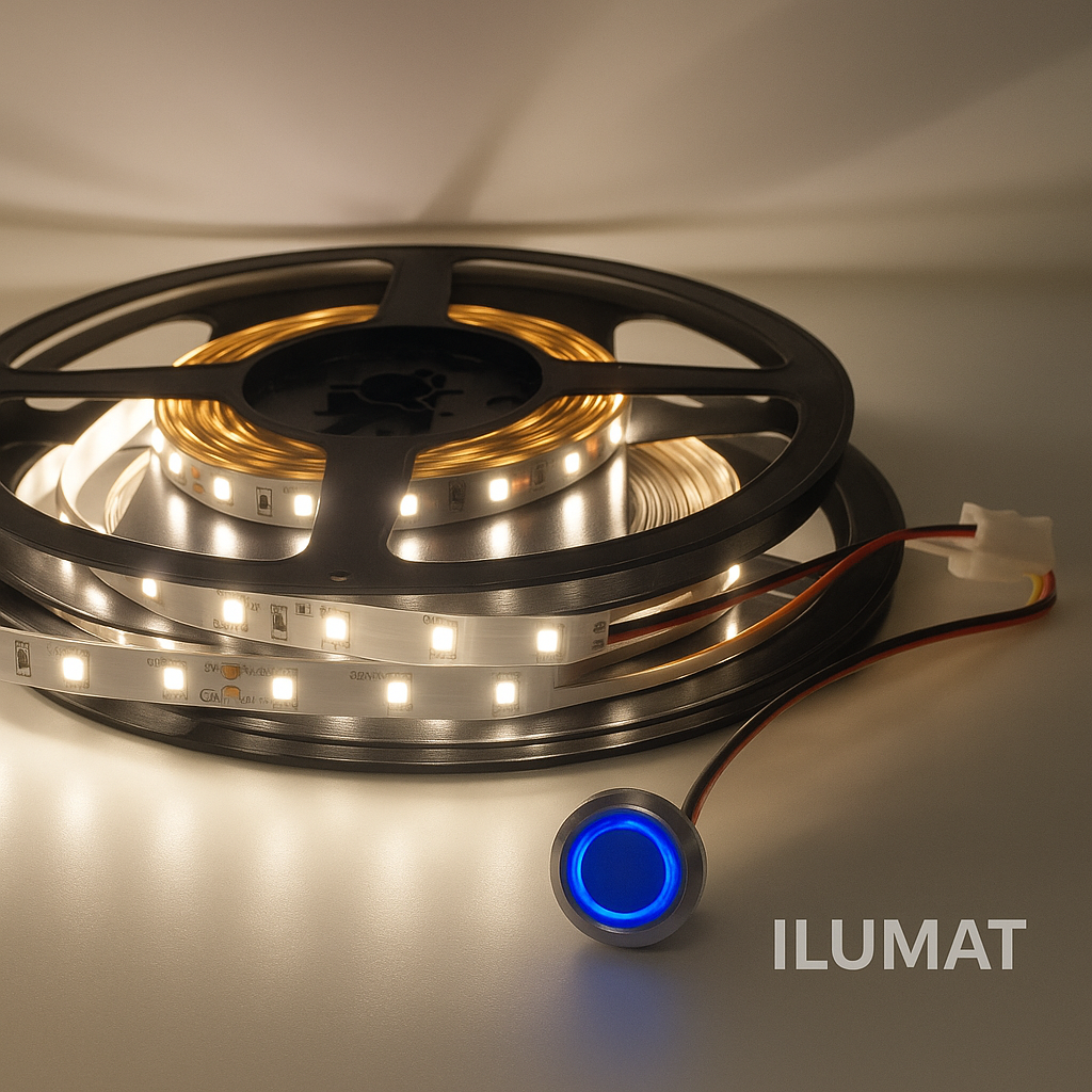 cintta y boton ilumat