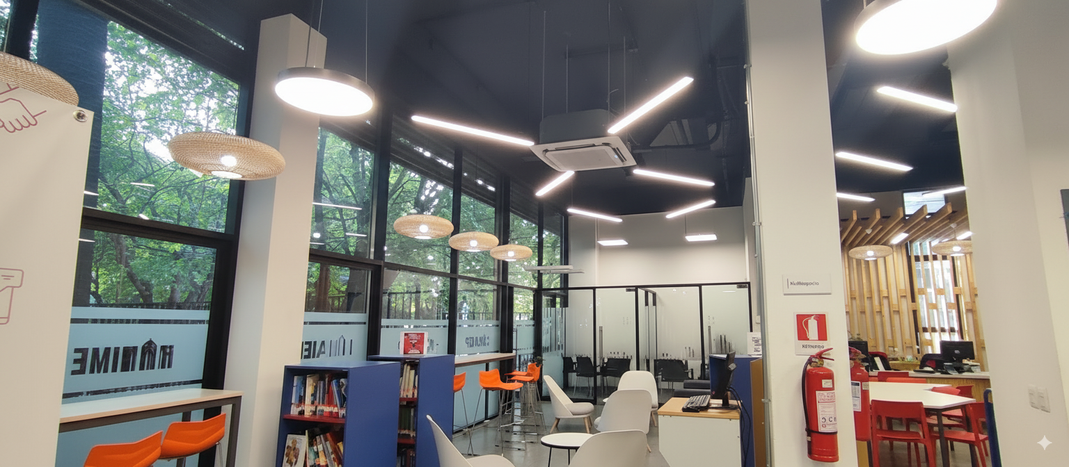 ILUMINACIÓN LINEAL ABS ILUMAT AIEP TEMUCO