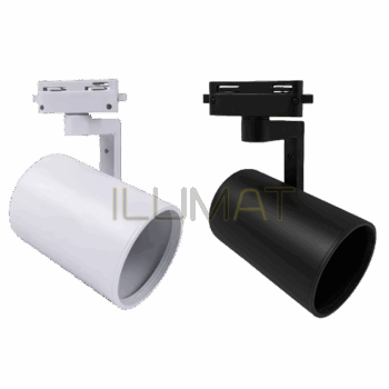 Foco Riel PAR30 Lisso Monofásico