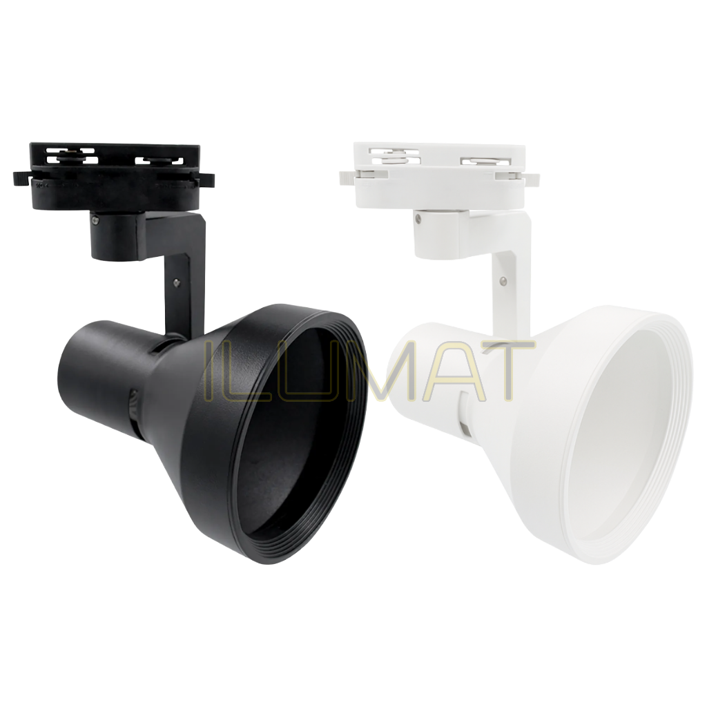 FOCO RIEL CONICO PAR30 ILUMAT